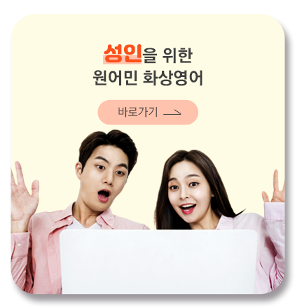 성인을 위한 원어민 화상영어